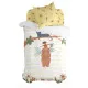 Juego de funda nórdica HappyFriday Mr Fox Jungle life  Multicolor Cama de 80 2 Piezas
