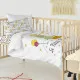 Juego de funda nórdica HappyFriday Le Petit Prince Ses Amis Multicolor Cuna de Bebé 2 Piezas