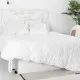 Duvet HappyFriday Basic White 120 + 250 g/m² 260 x 240 cm (2 Pieces)