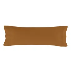 Funda de almohada HappyFriday BASIC Terracota 45 x 110 cm
