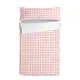 Saco Nórdico sin Relleno HappyFriday Basic Kids Vichy Rosa 105 x 200 cm