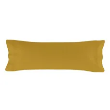 Funda de almohada HappyFriday Basic Mostaza 45 x 110 cm