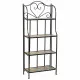 Shelves Alexandra House Living Black Iron Tile 27 x 133 x 57 cm