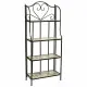 Shelves Alexandra House Living Black Iron Ironwork Tile 27 x 133 x 57 cm