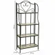Shelves Alexandra House Living Black Iron Ironwork Tile 27 x 133 x 57 cm