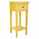 Side table Alexandra House Living Yellow 33 x 78 x 33 cm