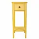 Side table Alexandra House Living Yellow 33 x 78 x 33 cm