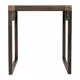 Side table Alexandra House Living Grey Golden 40 x 54 x 49 cm
