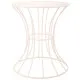 Side table Alexandra House Living White Iron 20 x 50 x 21 cm