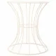 Side table Alexandra House Living White Iron 20 x 50 x 21 cm