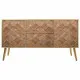 Cómoda Alexandra House Living Marrón Madera de Paulonia 41 x 65 x 118 cm