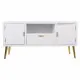 Sideboard Alexandra House Living White Golden 40 x 61 x 121 cm