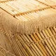 Mesa auxiliar Alexandra House Living Natural Bambú Cuerda 48 x 45 x 79 cm