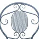 Garden chair Alexandra House Living Grey Iron 54 x 88 x 58 cm