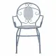Garden chair Alexandra House Living Grey Iron 54 x 88 x 58 cm