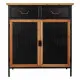 Recibidor Alexandra House Living Negro Madera Metal Madera de abeto 34 x 90 x 80 cm