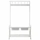 Recibidor Alexandra House Living Blanco Hierro 39 x 183 x 104 cm