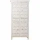 Armario ropero Alexandra House Living Blanco Madera de mango 93 x 192 x 45 cm