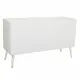 Sideboard Alexandra House Living White Silver Bamboo MDF Wood 41 x 71 x 120 cm
