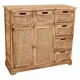 Sideboard Alexandra House Living Paolownia wood 33 x 78 x 86 cm