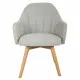 Dining Chair Alexandra House Living Grey 100 % polyester 45 x 90 x 55 cm