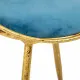 Banqueta Alexandra House Living Azul Dorado 46 x 70 x 55 cm