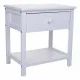 Nightstand Alexandra House Living White 29 x 42 x 40 cm