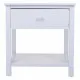 Nightstand Alexandra House Living White 29 x 42 x 40 cm
