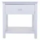 Nightstand Alexandra House Living White 29 x 42 x 40 cm