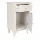 Nightstand Alexandra House Living White 32 x 74 x 46 cm