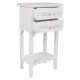 Nightstand Alexandra House Living White 26 x 69 x 37 cm