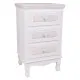 Nightstand Alexandra House Living White 33 x 68 x 41 cm