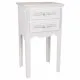 Nightstand Alexandra House Living White 28 x 69 x 38 cm