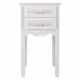 Nightstand Alexandra House Living White 28 x 69 x 38 cm