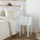 Nightstand Alexandra House Living White 28 x 69 x 38 cm