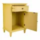 Nightstand Alexandra House Living Yellow 36 x 72 x 45 cm