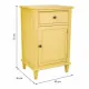 Nightstand Alexandra House Living Yellow 36 x 72 x 45 cm
