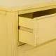 Nightstand Alexandra House Living Yellow 36 x 72 x 45 cm