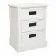 Nightstand Alexandra House Living White 35 x 60 x 45 cm