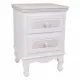 Mesita de Noche Alexandra House Living Blanco 33 x 53 x 37 cm