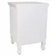 Mesita de Noche Alexandra House Living Blanco 33 x 53 x 37 cm