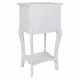 Mesita de Noche Alexandra House Living Blanco 31 x 71 x 38 cm