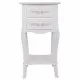 Mesita de Noche Alexandra House Living Blanco 31 x 71 x 38 cm