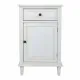 Mesita de Noche Alexandra House Living Blanco 36 x 72 x 45 cm