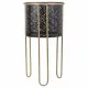 Set de Maceteros Alexandra House Living Negro Metal Hierro 26 x 150 x 26 cm 2 Piezas