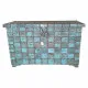 Baúl Alexandra House Living Azul Hierro Acacia Madera de mango 46 x 86 x 130 cm