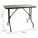 Table Alexandra House Living Black 45 x 75 x 100 cm