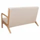 Sofá Alexandra House Living Crema 85 x 74 x 122 cm