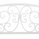 Bench Alexandra House Living White Iron 53 x 91 x 153 cm