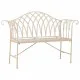 Bench Alexandra House Living White Iron 50 x 88 x 110 cm